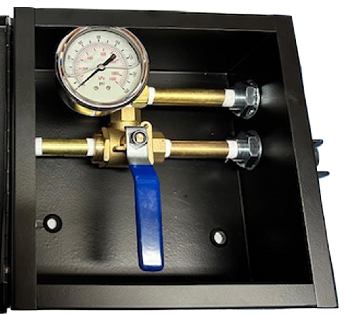 FS-6967-2A Air Suspension Dump Control Box W/ Air Gauge | FleetSpec